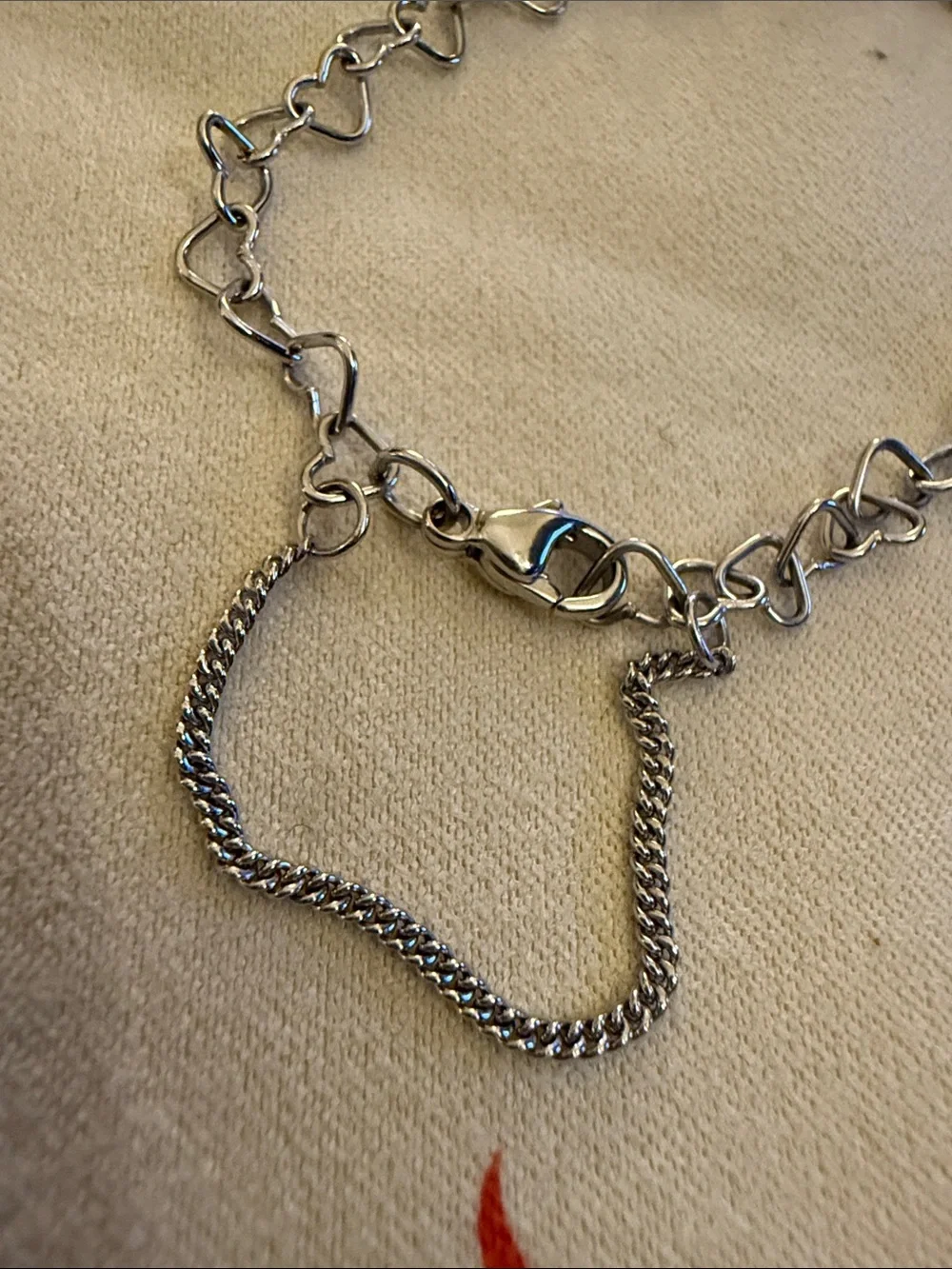 James Avery Light Connected Hearts Charm Bracelet preloved